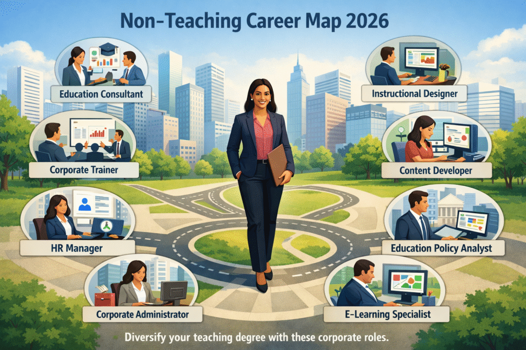 Top high-paying career options after B.Ed M.Ed 2026 India beyond teaching.