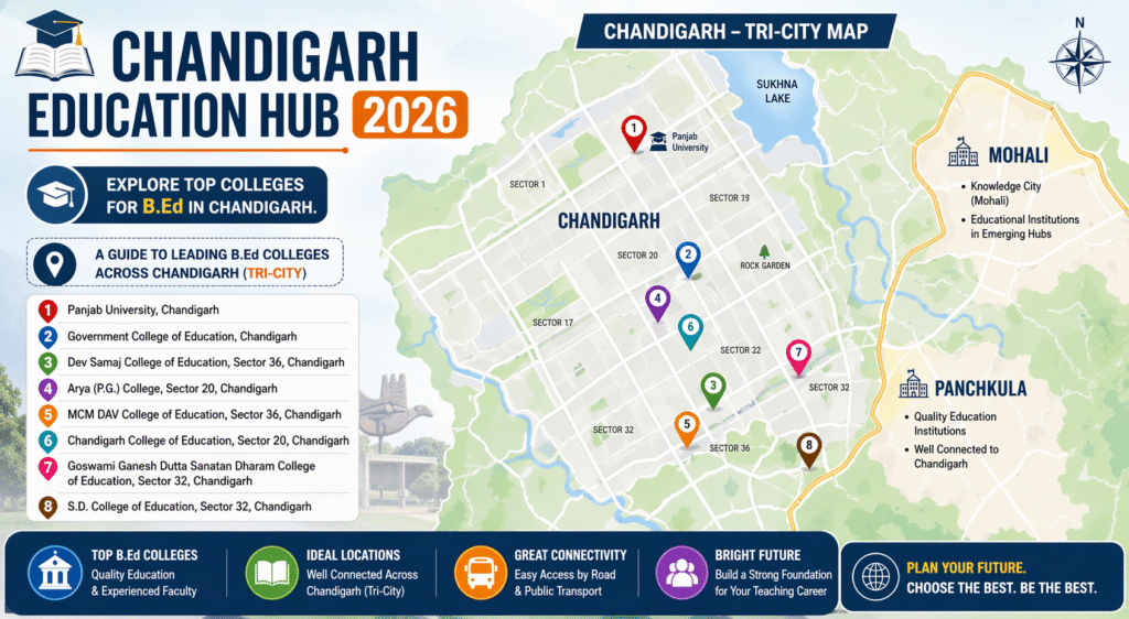 Chandigarh B.Ed Admission 2026 College Locations