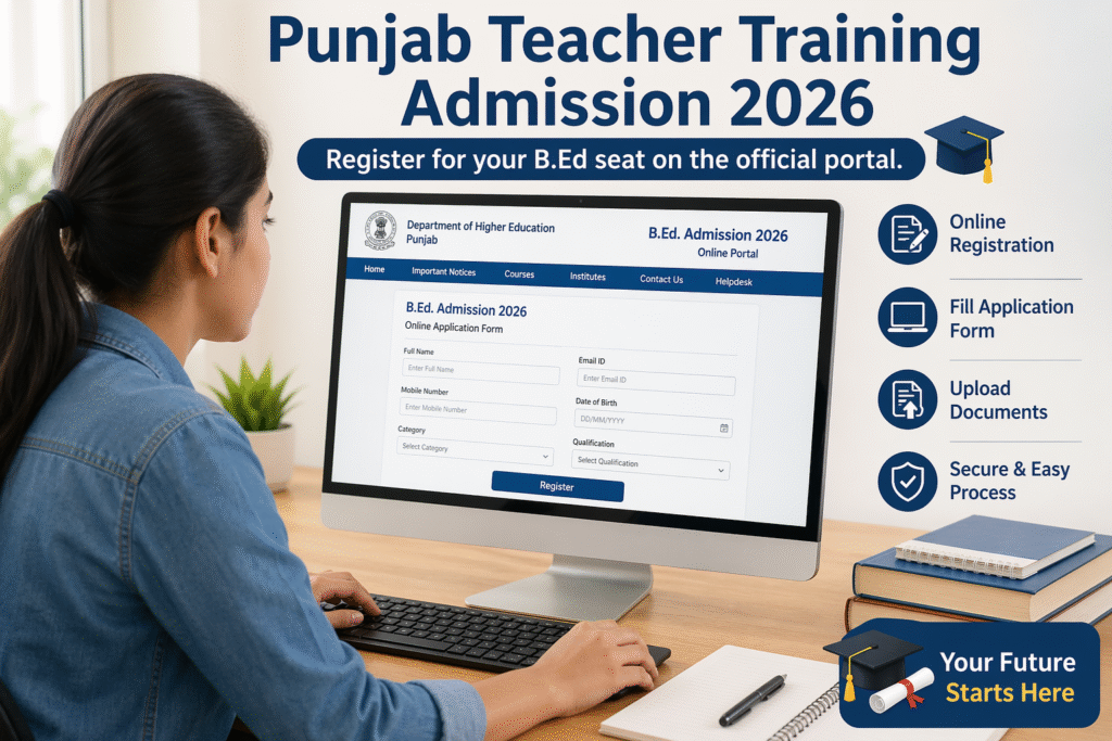B.Ed Admission Punjab 2026 Online Portal Guide