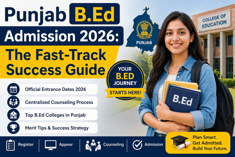 Punjab B.Ed Admission 2026: The Fast-Track Success Guide
