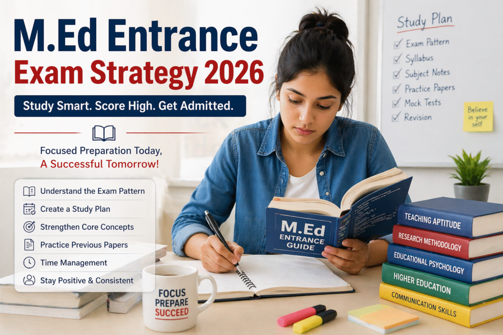 M.Ed Admission Chandigarh 2026 Entrance Prep