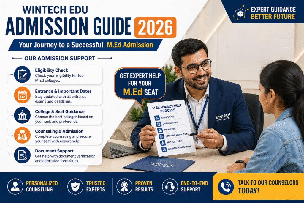 M.Ed Admission Himachal 2026 Consultancy Support